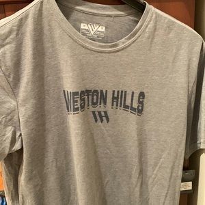 LevelWear M,65% polyester, 35% cotton new with tags heather steel gray T-shirt